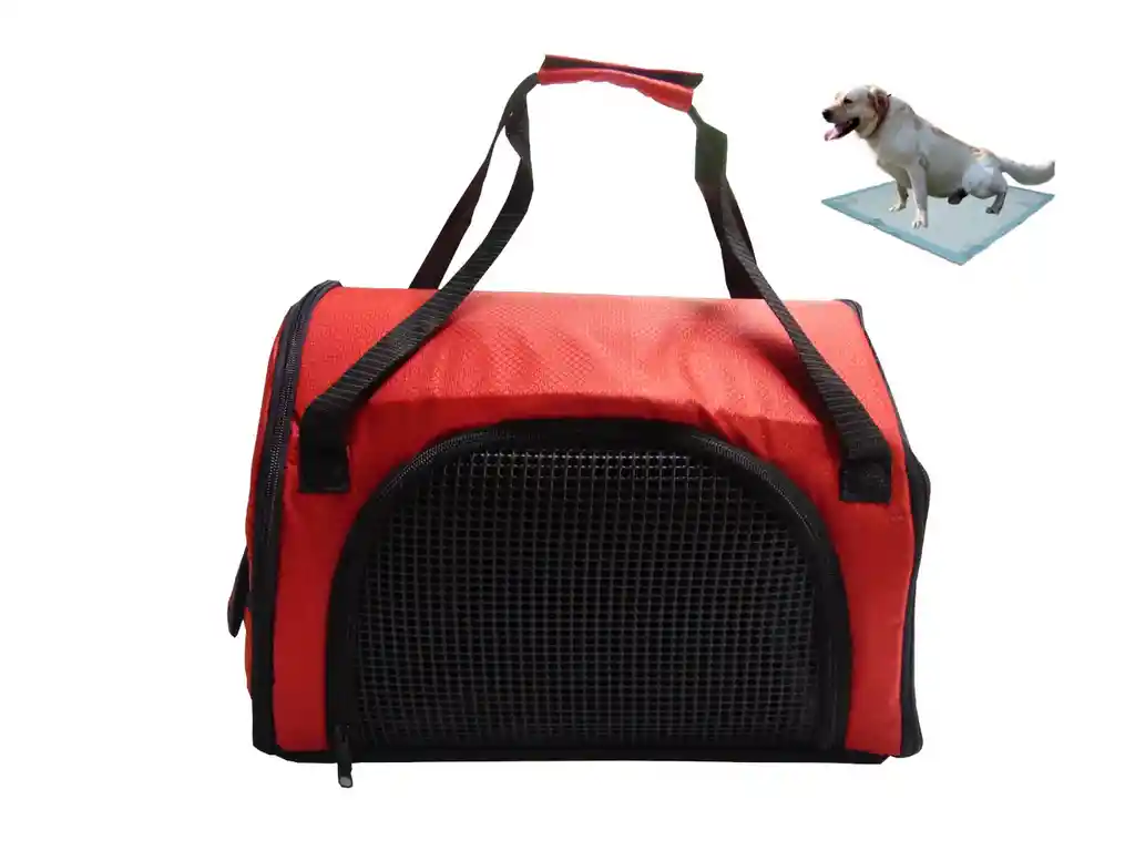 Morral Cargador Cabina Mediano + 15 Unidades De Tapetes Rojo