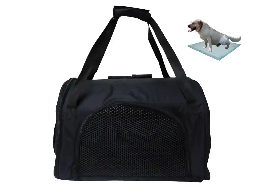 Morral Cargador Cabina Mediano + 15 Unidades De Tapetes Negro