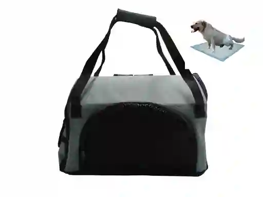 Morral Cargador Cabina Mediano + 15 Unidades De Tapetes Gris