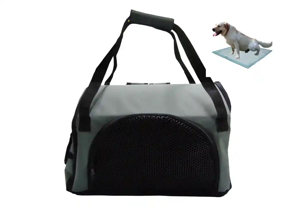 Morral Cargador Cabina Mediano + 15 Unidades De Tapetes Gris