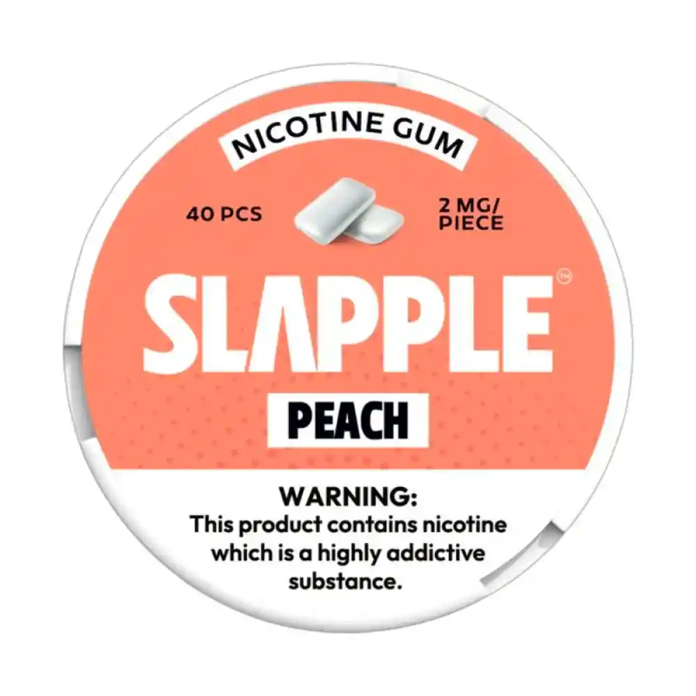 Slapple Chicles De Nicotina 2mg Peach
