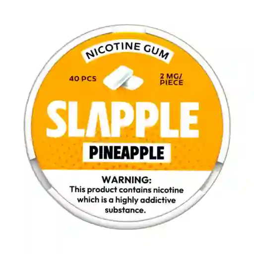 Slapple Chicles De Nicotina 2mg Pineapple