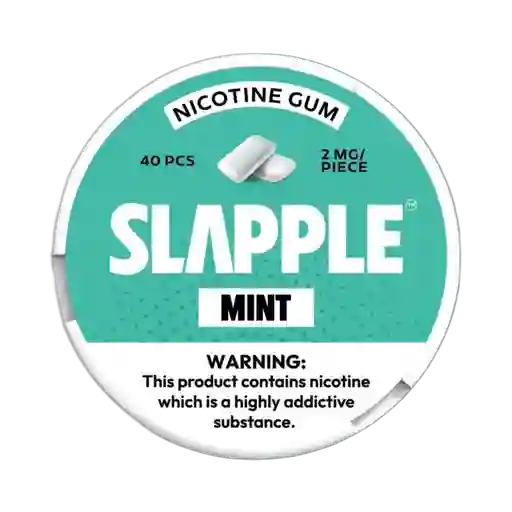 Slapple Chicles De Nicotina 2mg Mint