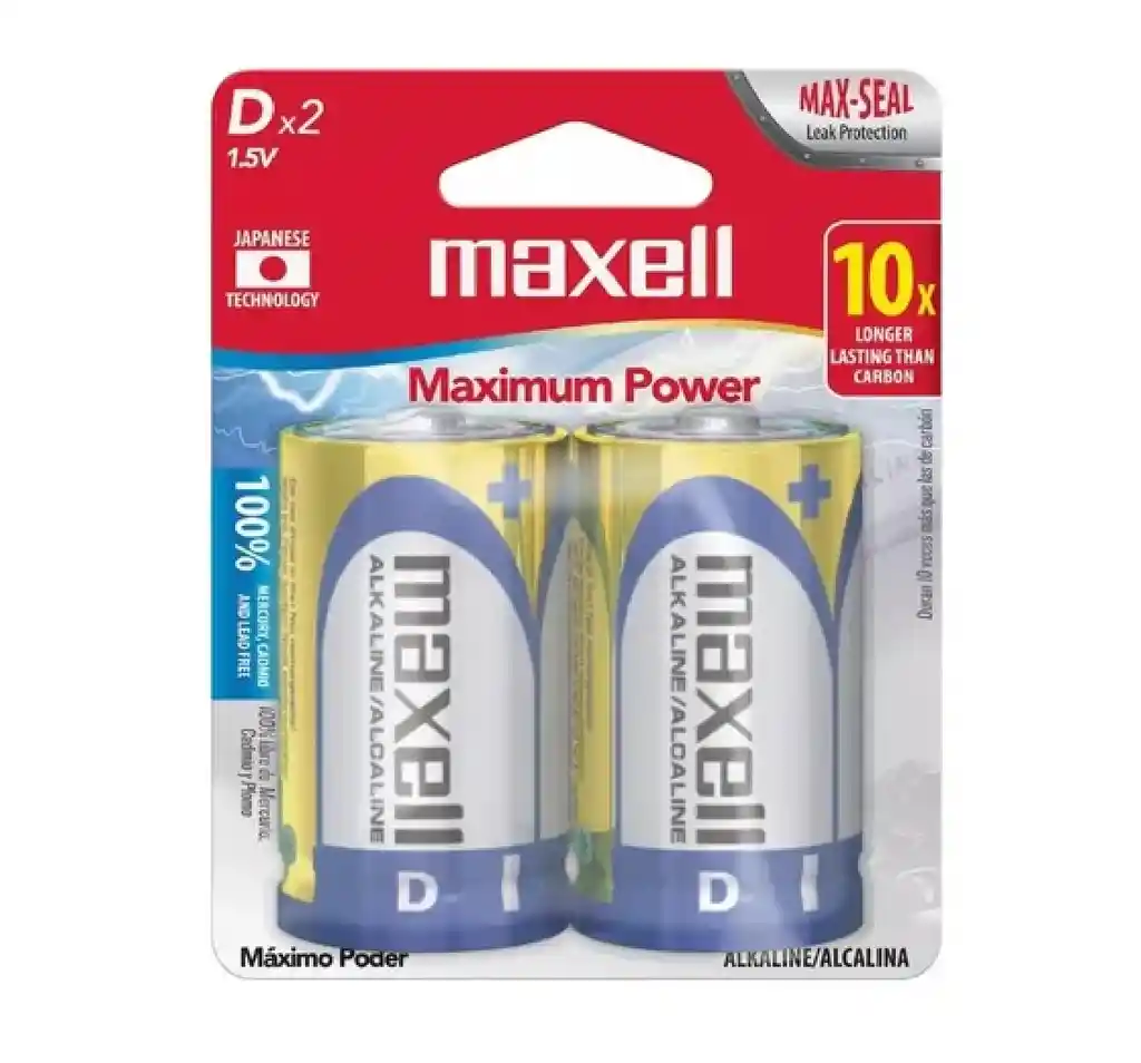 Batería Alcalina Maxell Tipo C