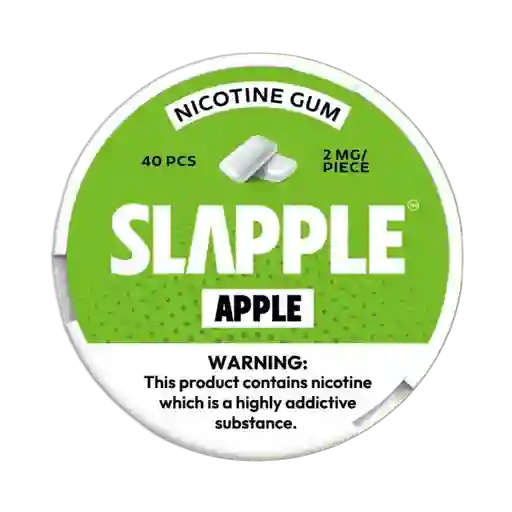 Slapple Chicles De Nicotina 2mg Apple