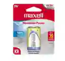 Batería Alcalina Maxell 9 V