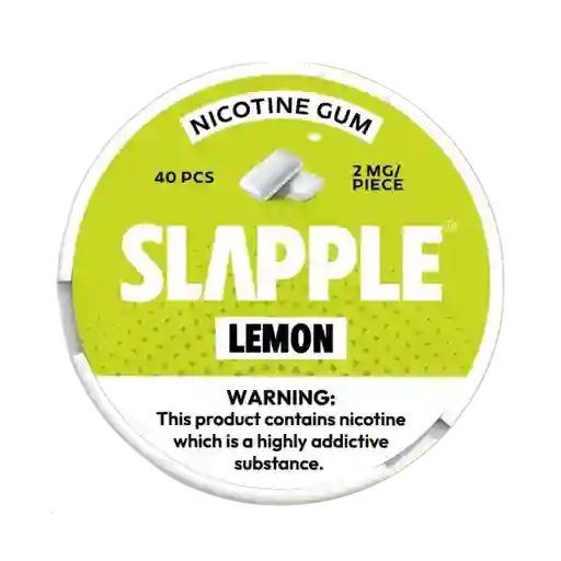 Slapple Chicles De Nicotina 2mg Lemon