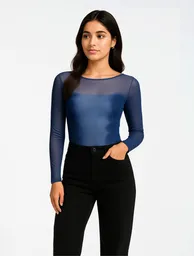 Body Mesh Malla - The Nebula Azul Sm