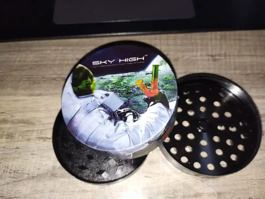 Grinder Moledor Sky High 3 Metalico Grande