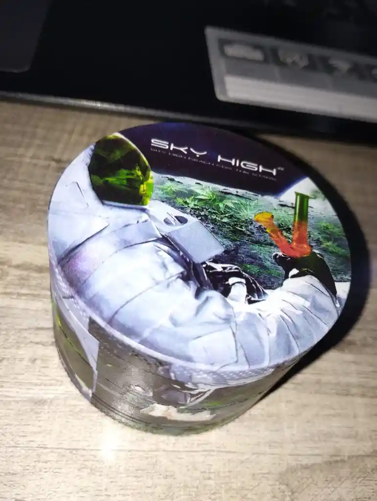 Grinder Moledor Sky High 3 Metalico Grande