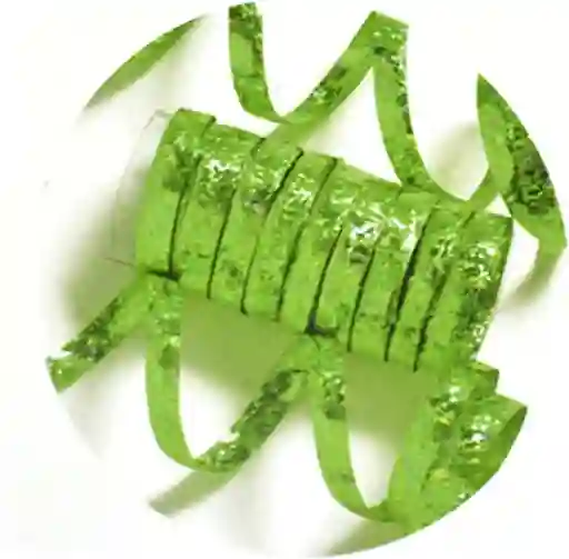 Serpentinas Holograma Color Limo