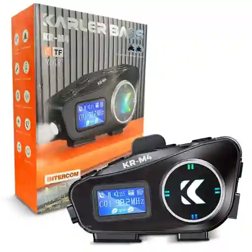 Intercomunicador Inalámbrico Para Casco Karler Bass Kr-m4