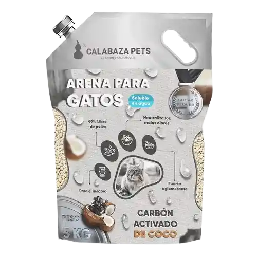 Arena Bentonita Soluble En Agua 10 Kg Carbon