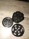 Grinder Moledor Revólver Negro Pequeño 3 Piezas
