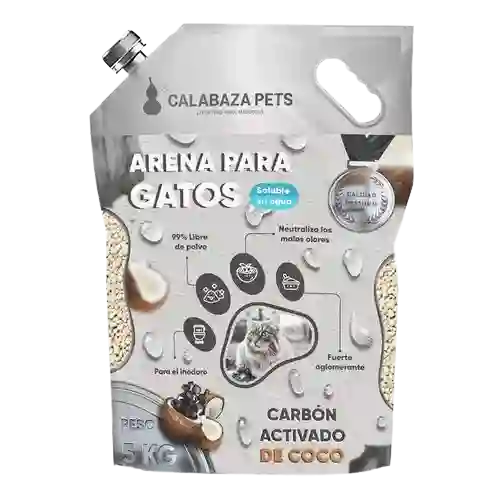 Arena Bentonita Soluble En Agua 5 Kg Carbon