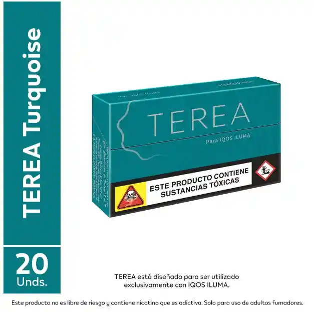 Terea Turquoise Cajetilla X20 Unds