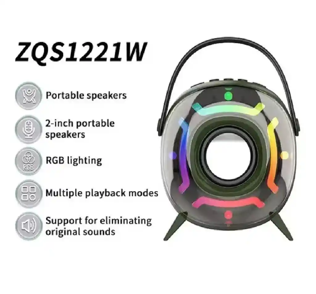 Radio Parlante Usb/tf/bt/fm Zqs1221w