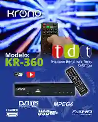Decodificador Tdt Krono Kr-360 Tv