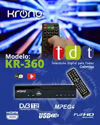 Decodificador Tdt Krono Kr-360 Tv
