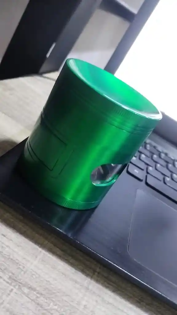 Grinder Moledor Aluminio Cóncavo Verde