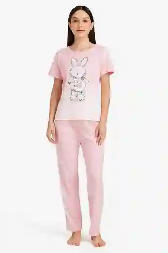 Pijama Dos Piezas Manga Corta Talla Unica