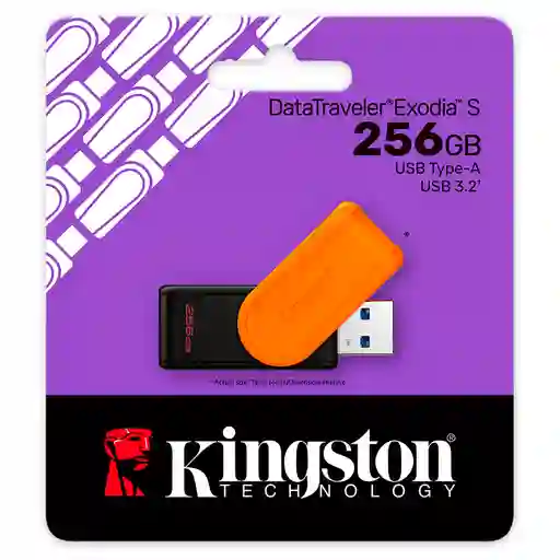 Memoria Usb 3.2 Kingston Datatraveler Exodia S 256gb (usb-a)
