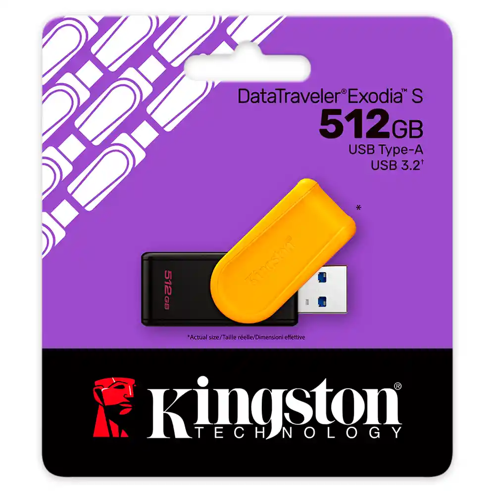 Memoria Usb 3.2 Kingston Datatraveler Exodia S 512gb (usb-a)