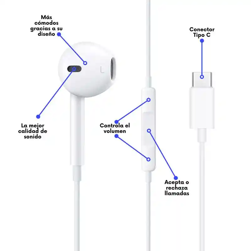 Audifonos Tipo C
