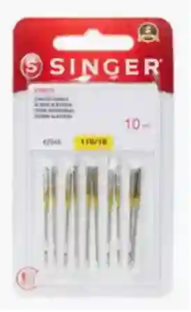 Agujas Singer 2045 Punto Bola Dorado – Tamaño 110/18 – Paquete X 10 Unidades – Originales