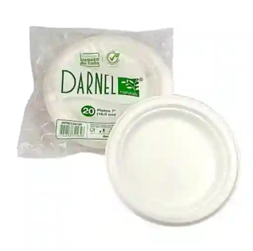 Plato 18 Cms Bagazo De Caña, Plato Desechable, Biodegradable