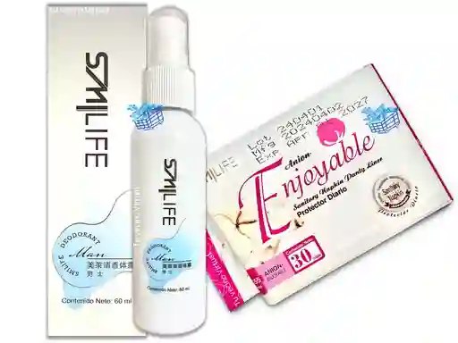 Desodorante Natural Para Hombre Hgw + Protectores Diarios