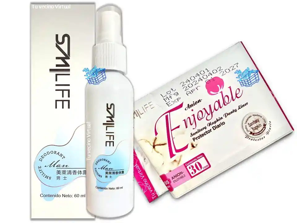 Desodorante Natural Para Hombre Hgw + Protectores Diarios