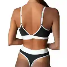 Conjunto De Sujetador Y Bragas Hilo Talla S/m