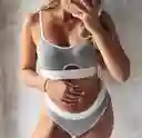 Conjunto De Sujetador Y Bragas Hilo Talla M/l