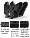 Cargador Doble Control Xbox One Series S/x + Baterias
