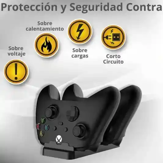 Cargador Doble Control Xbox One Series S/x + Baterias