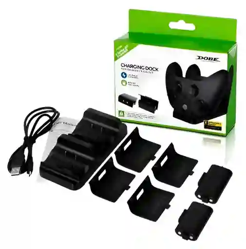 Cargador Doble Control Xbox One Series S/x + Baterias