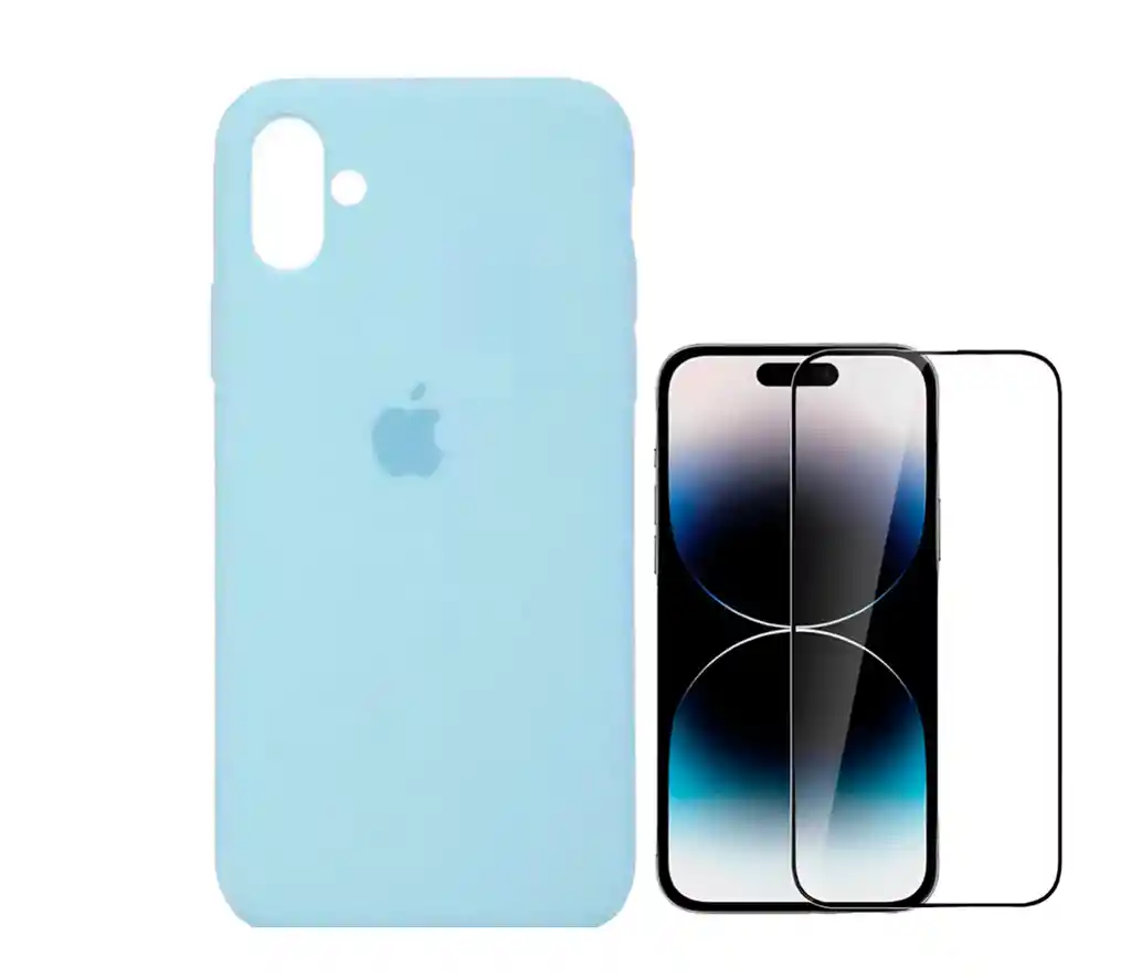 Case Forro Iphone 16 + Vidrio Anti Espía