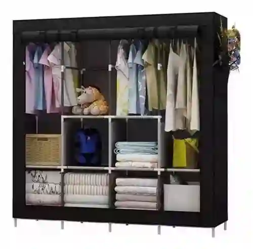 Closet Armario Extra Doble Desarmable Con Forro Induhogar Color Disponible