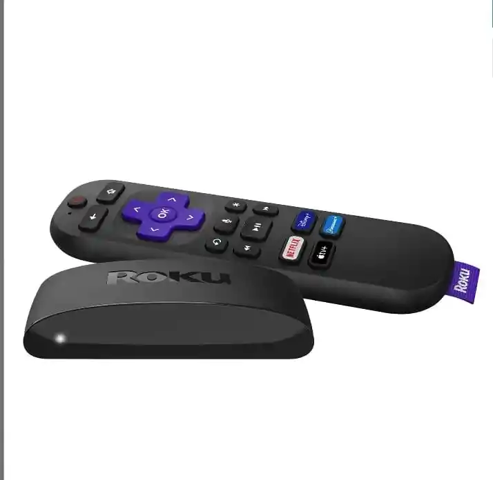 Reproductor De Streaming Roku Express 4k+ Con Control Remoto Y Voz