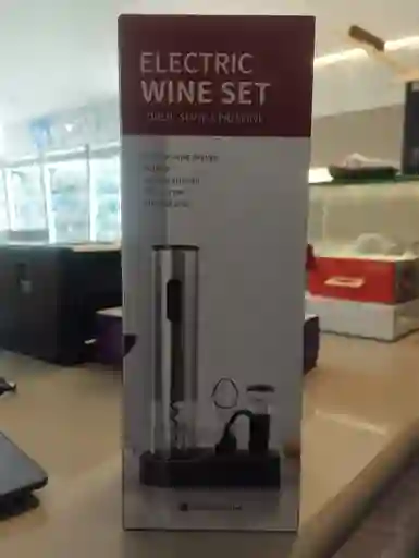 Set Eléctrico Para Vino 4 En 1 – Abrebotellas Automático