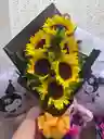 Ramo De 6 Girasoles En Escalera