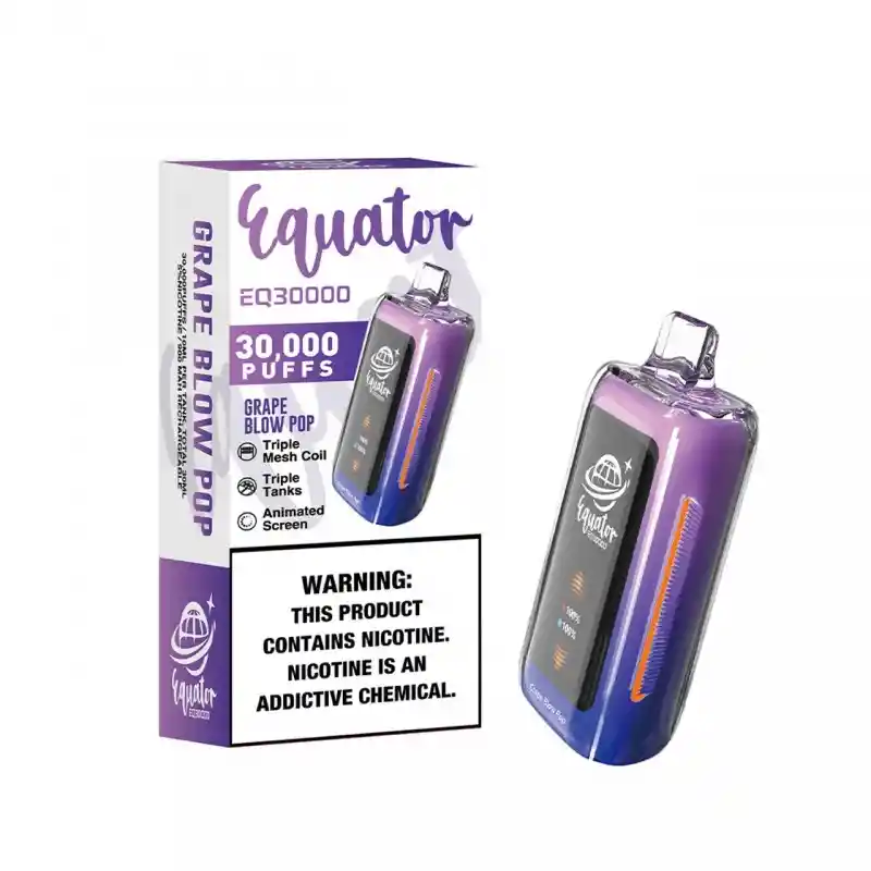 Vaper Equator Eq30.000puff - Grape Blow Pop