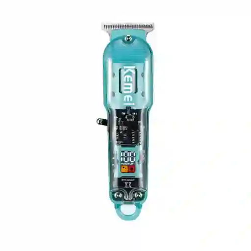 Máquina De Corte Kemei Km-1133 Profesional Led Color Azul