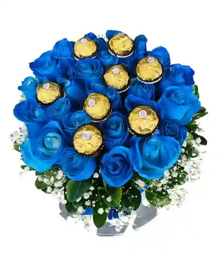 Caja De Rosas Cielo