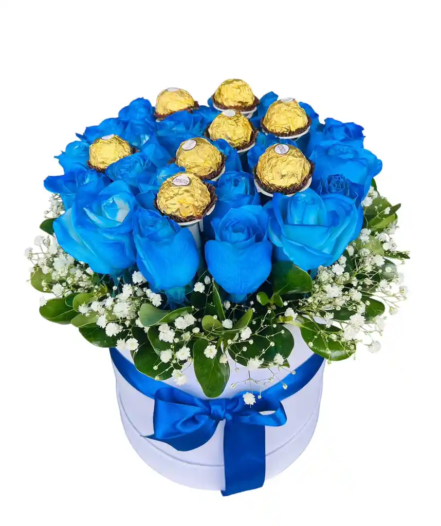 Caja De Rosas Cielo