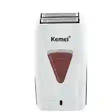 Maquina De Afeitar Kemei Km-3382 Color Blanco