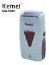 Maquina De Afeitar Kemei Km-3382 Color Blanco