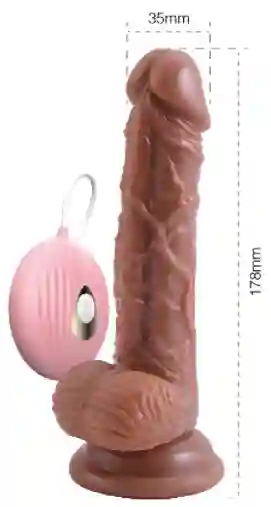 Vibrador Con Chupa Con Control