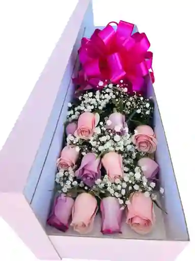 Caja De Rosas Pinky